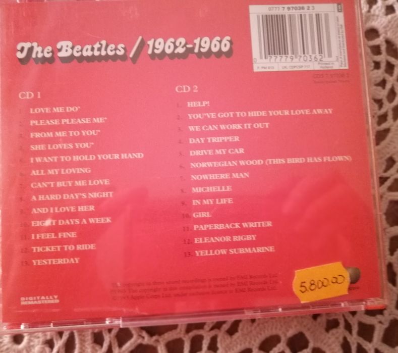CD duplo dos Beatles e outros64332170332162124