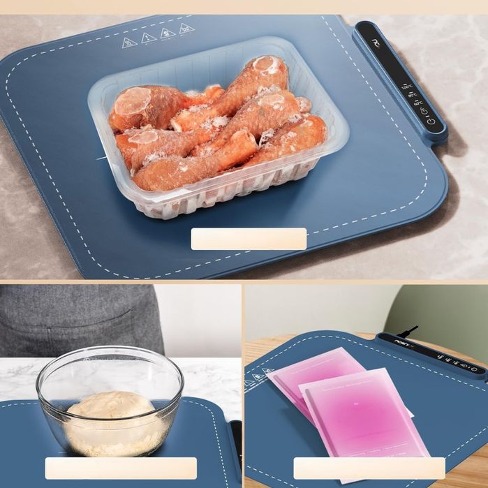 Elektryczna Płyta Grzewcza Składany Podgrzewacz do pizzy dań 44cm