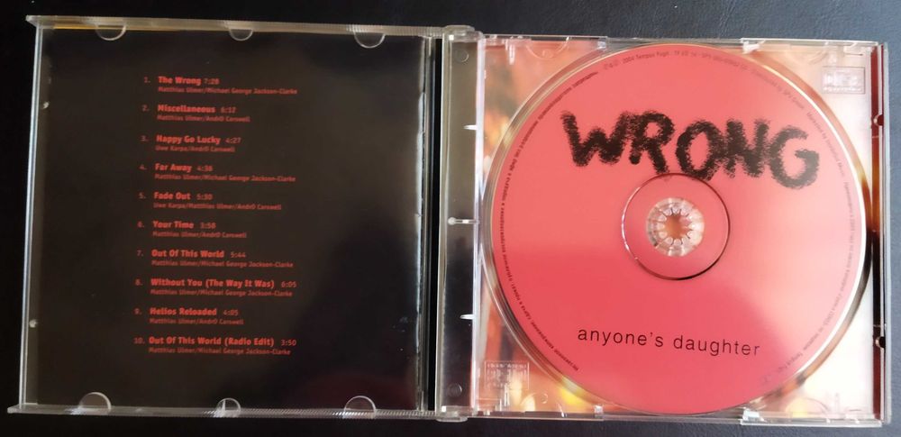 Płyta CD z rockiem progresywnym: Anyones Daughter "Wrong" 2004