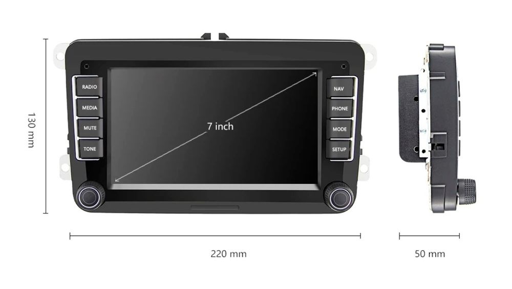 Rádio Android Volkswagen Seat Skoda