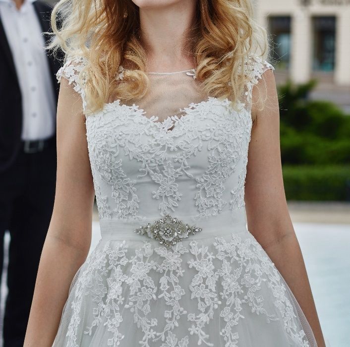 suknia ślubna ivory Sposabella Aspazja r. 36/38 + GRATISY!
