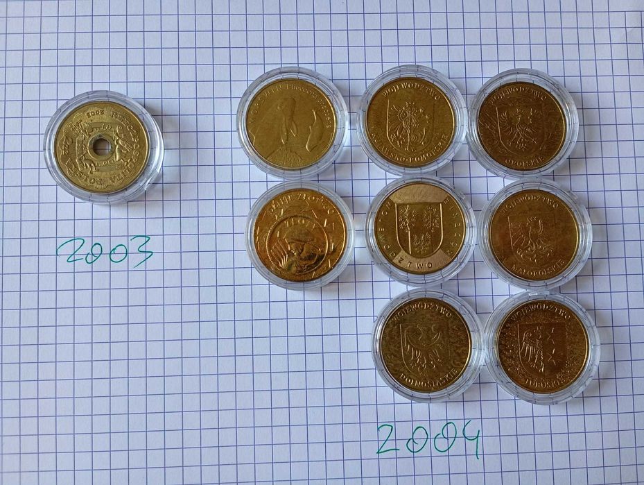 137 monet okolicznościowych monet 2 zł 2003 do 2014 ZESTAW