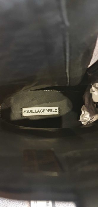 Karl Lagerfeld skórzane kowbojki rozm. 37 NOWE
