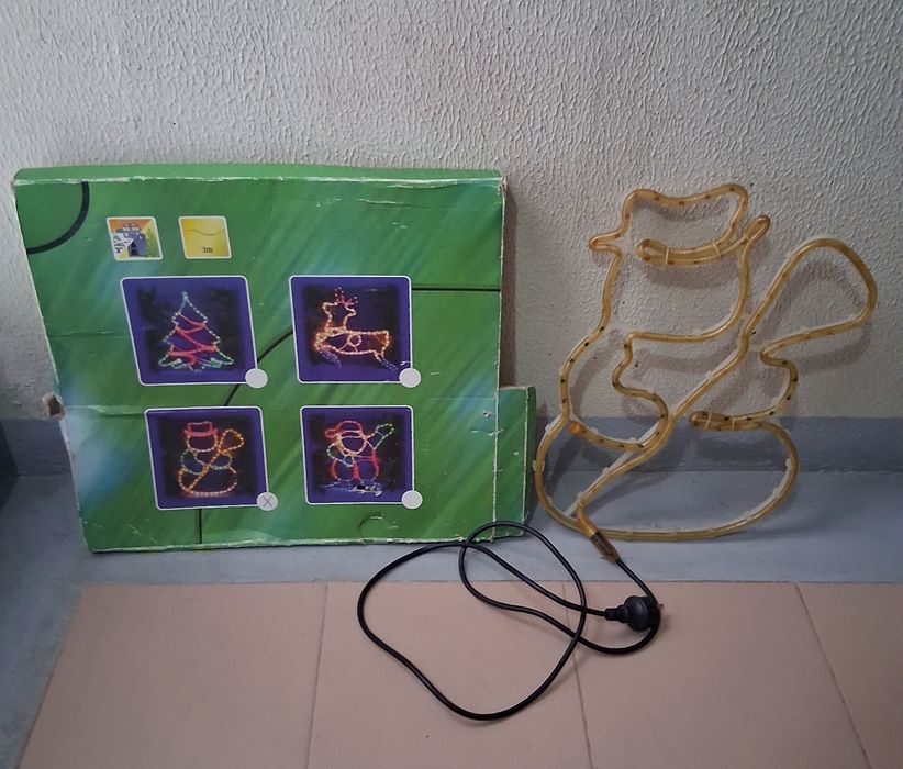 Luzes Led Boneco Neve / Snowman Led lights