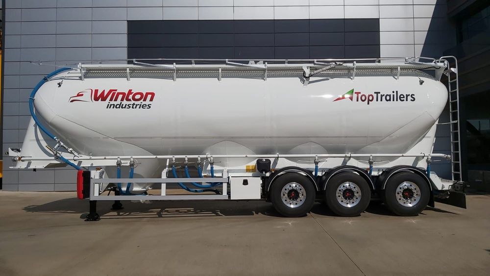 Winton Naczepa Silos Cysterna do Pasz Zbóż  Nowa Naczepa Do Mat. Sypkich Jak Pasze Zboża 5500KG