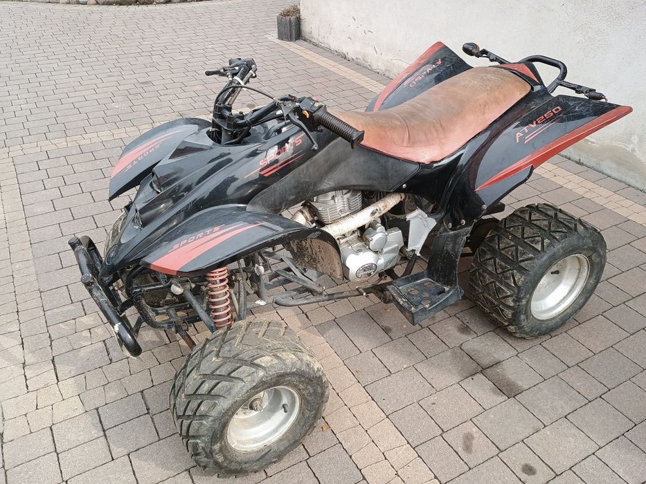Quad  Yongkang ATV 250 z dokument w całości lub na części ami
