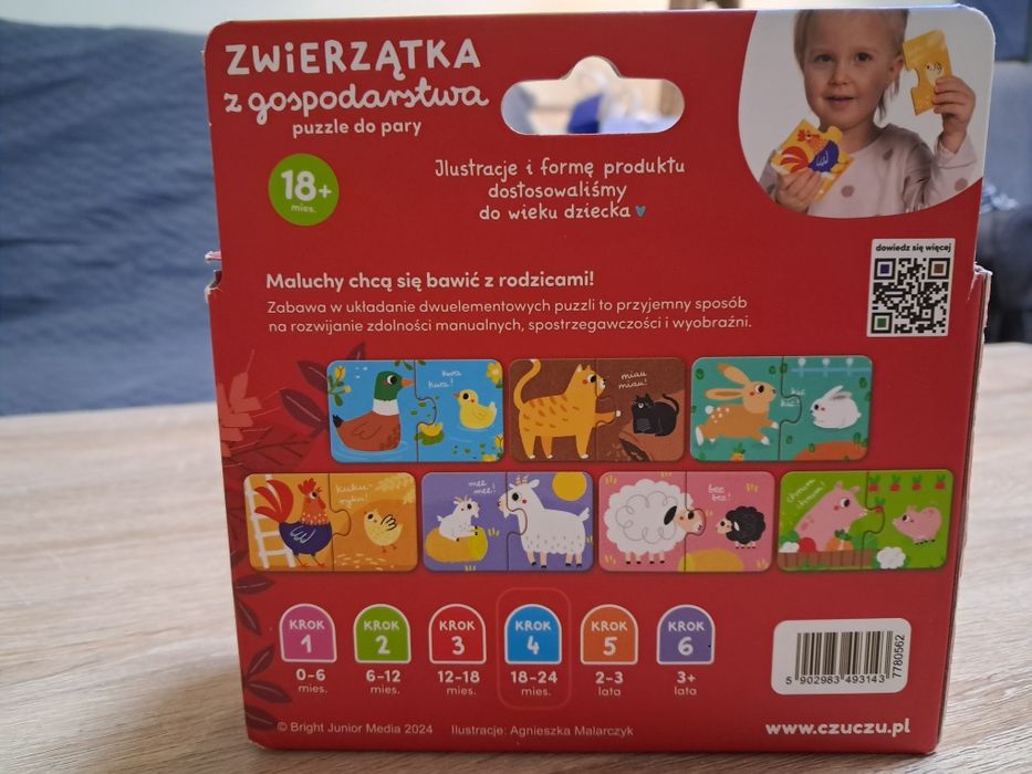 Puzzle czuczu/ krok 4/18+ miesiecy Szerokie • OLX.pl