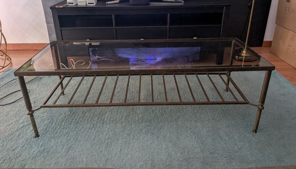 Mesa dourada, vintage