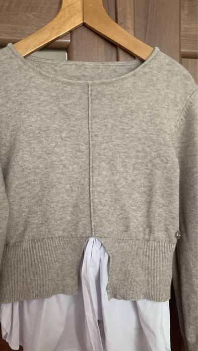 Кофта з імітацією сорочки