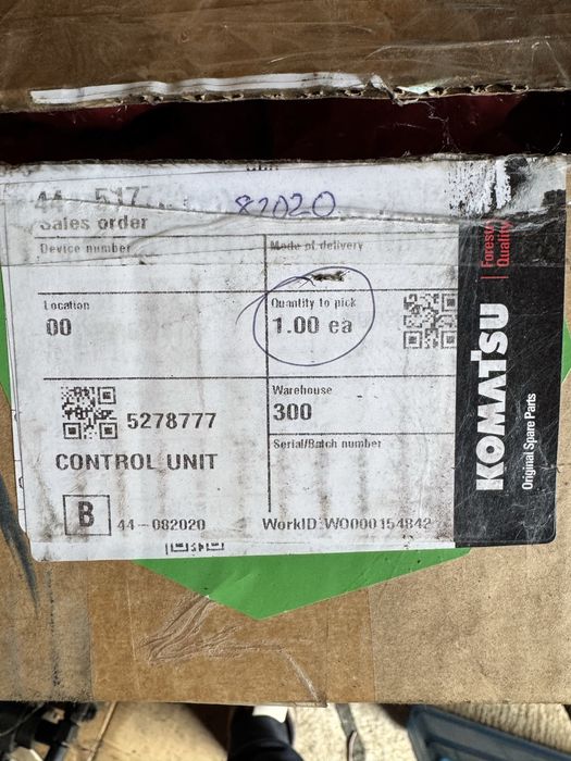 Centralina ECU Valmet Komatsu