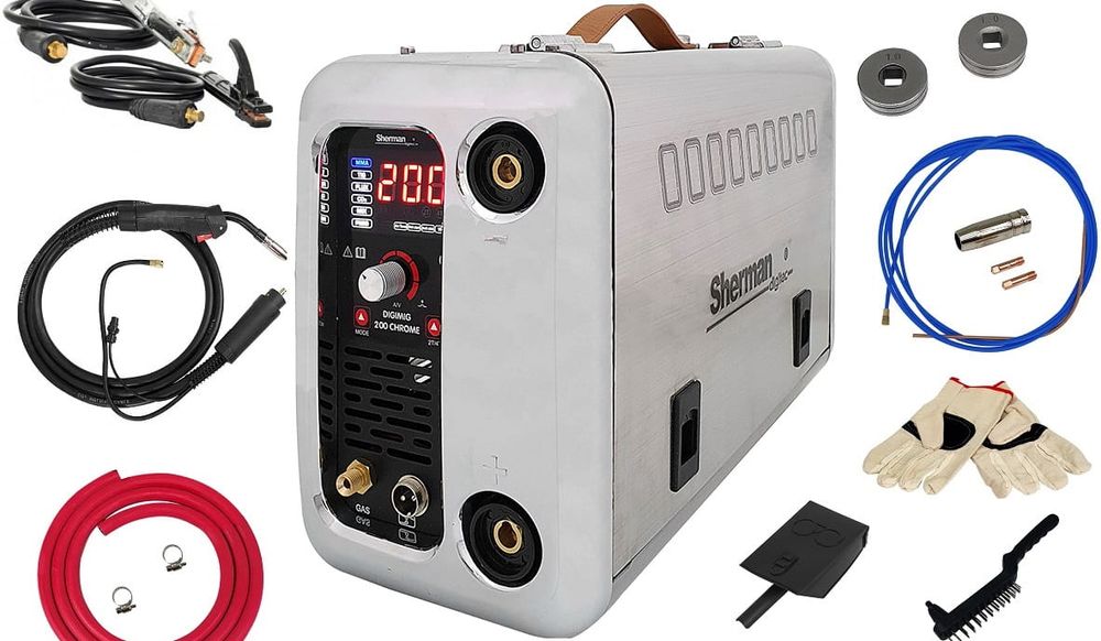Spawarka MIG z pulsem Digimig 200 Chrome Sherman