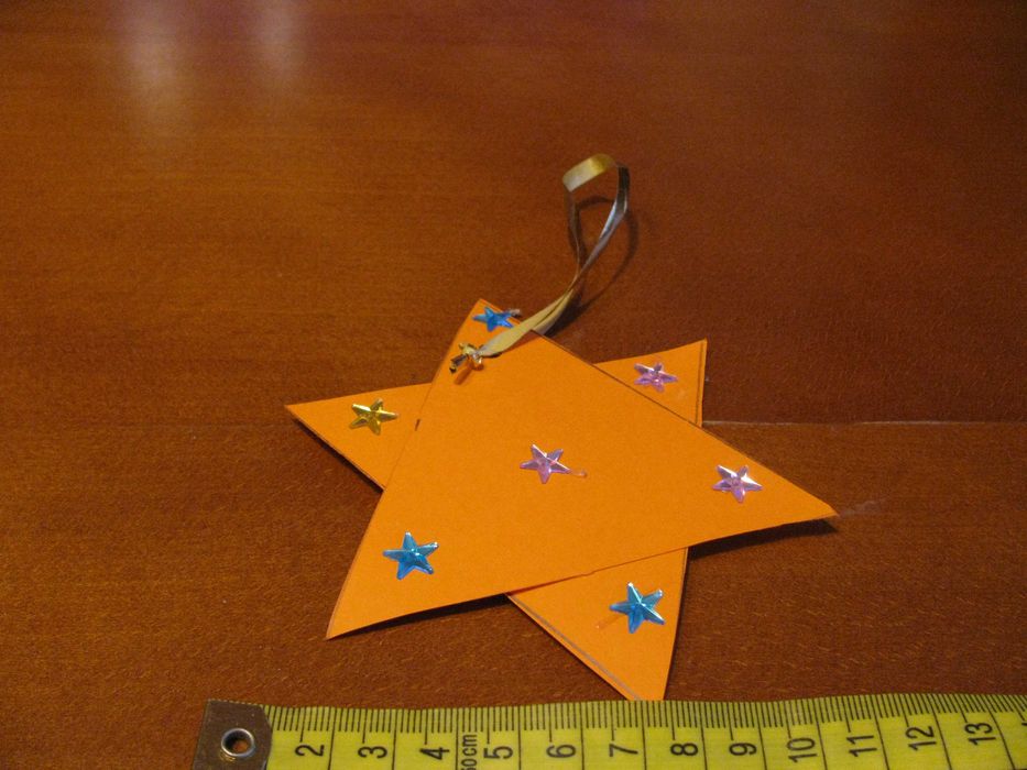 ozdoba  na choinkę - gwiazdka