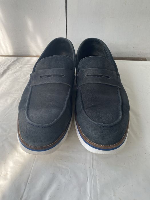 Макасины LEGERO Австрия/31см по стельке/натурал.замш и внутри кожа.