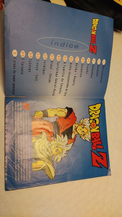 Dragon Ball Z caderneta Panini (1989) anos 90 completa