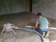 Стяжка напівсуха машинна. Гіпсова та вапняно цементна штукатурка