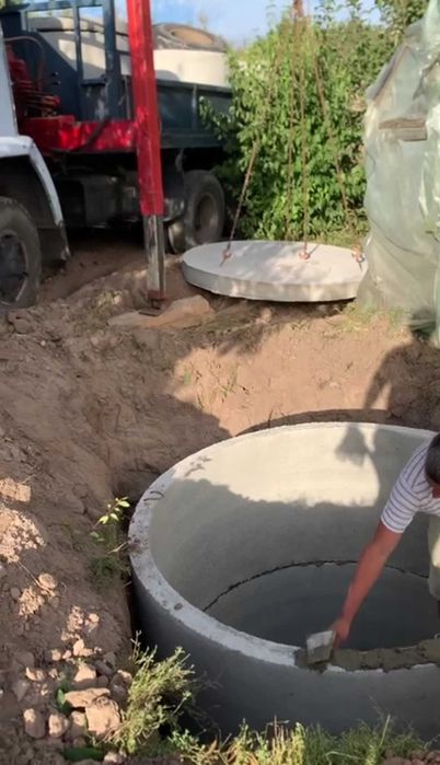 Кільця бетонні КС-13-06: скважина, септик, вигрібна яма. Ставище