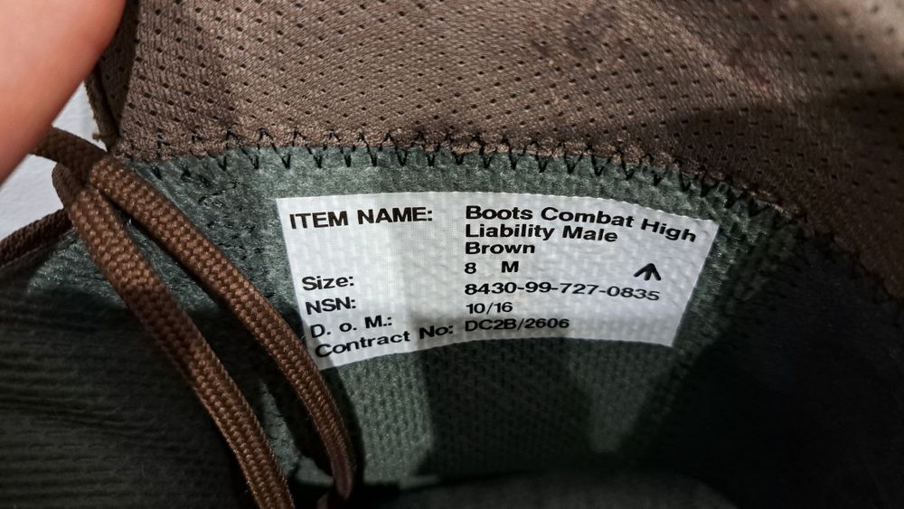 Botas Haix exercito inglês