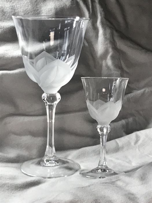 Хрустальные фужеры шампанское/вино/вода/ликёр/водка Cristal d`Arques