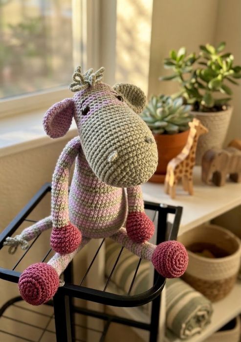 zebra amigurumi handmade doll artesanal
