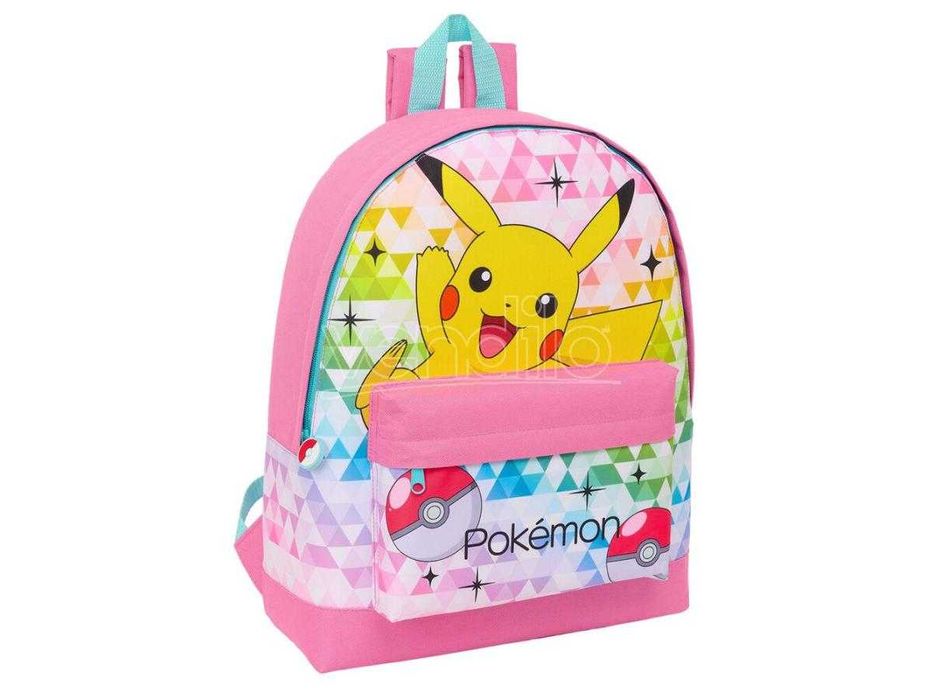 Plecak Pokemon 40cm SAFTA Pikachu Różowy