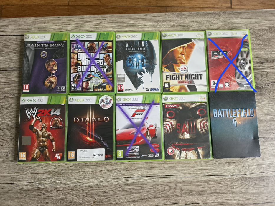 Gry na XBOX 360 Sprzedam