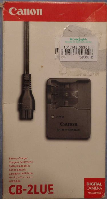 Carregador Original Canon CB-2LUE Novo (98)