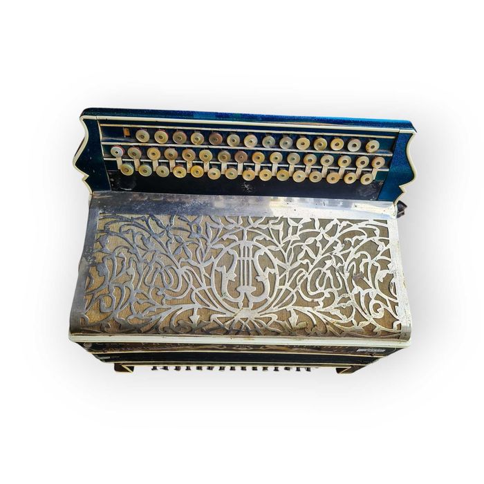 Acordeão Paolo Soprani Escala Madrepérola Metal 75 Baixos c/ Mala