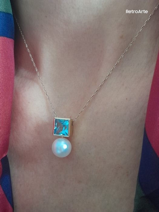 Retro Bransoletka  8.3g Złoto 585 Szafiry Nat. WYCENA