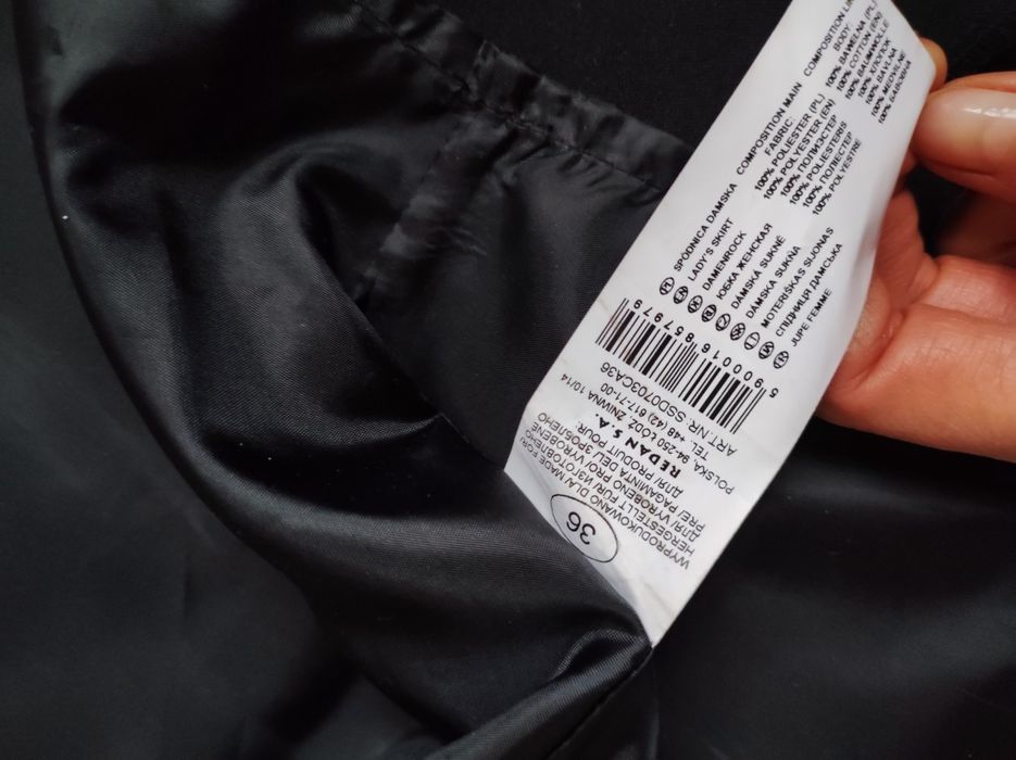 Spódnica czarna r.36 Top Secret