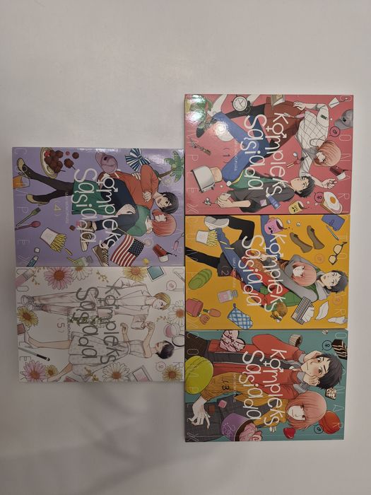 Manga mangi Kompleks sąsiada 1-5 komplet Dango