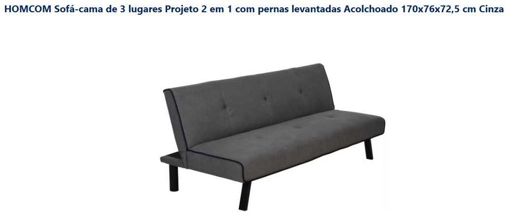 Móveis à venda 

sofa, office chair and table
