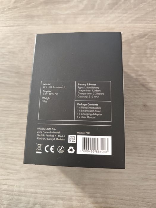 UBIQ HR Smartwatch Prozis