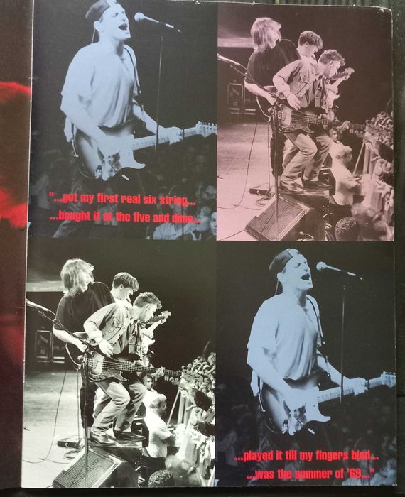 Bilhete e brochura concerto Bryan Adams 1991 - portes incluídos