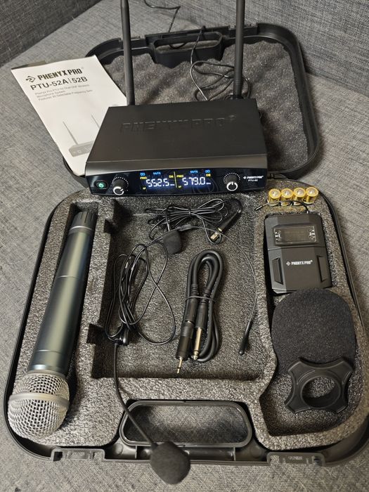 Безпроводная микрофонная система, микрофоны, караоке