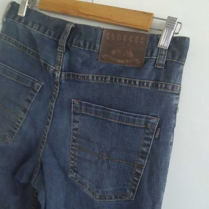 SUNBOSS spodnie jeansy proste 38 M