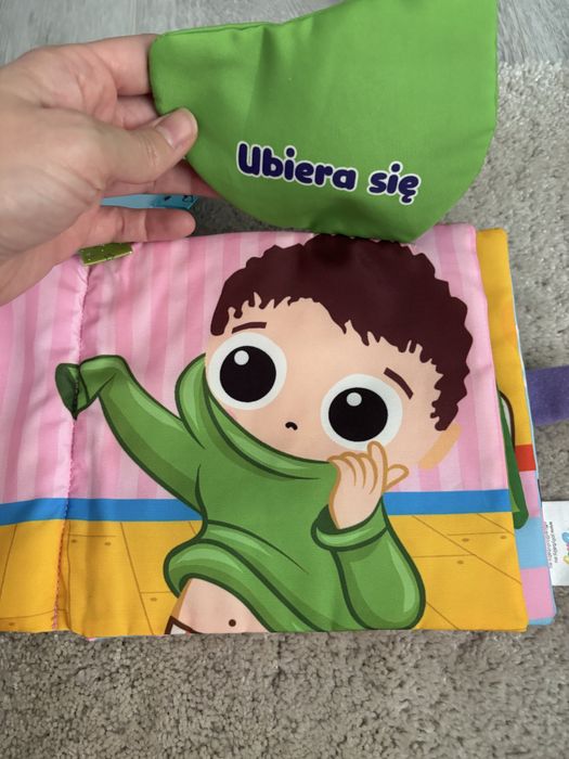 Książeczka edukacyjna sensoryczna dźwiękowa Jolly baby