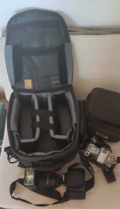 Kit Fotografia usado (Canon EOS300 + Canon 400D + Flash Metz 54MZ-4)