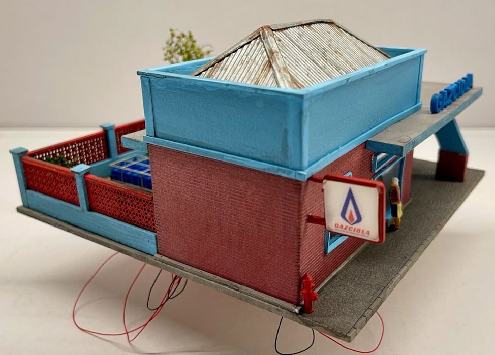 Maquete Modelismo Artesanal - Gazcidla, anos '70