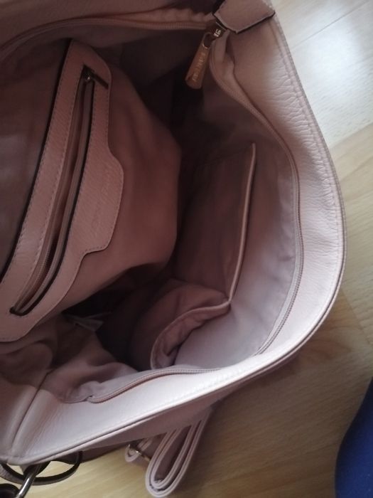 Torebka shopper Jenny Fairy pudrowy róż