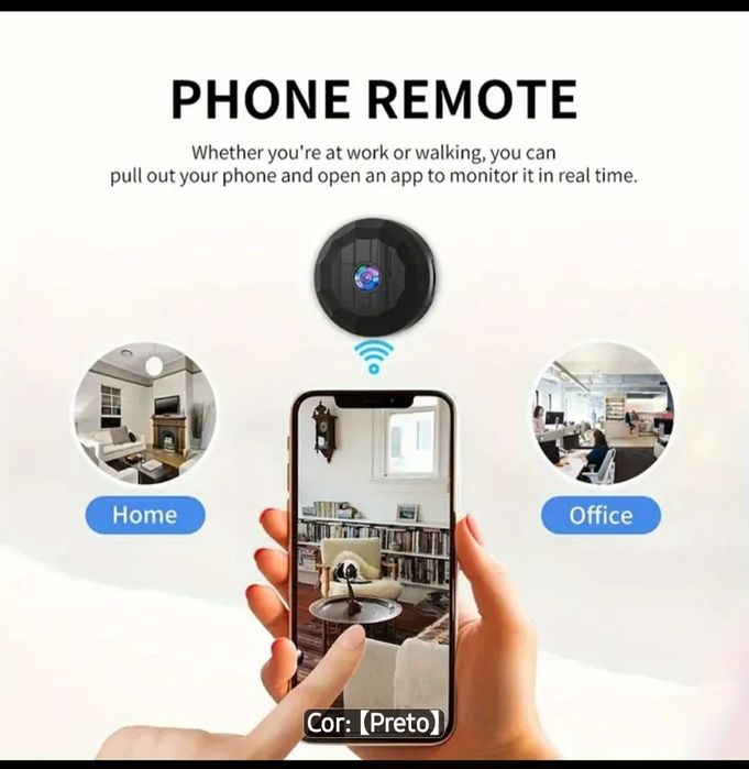 Mini camera de vigilância, segurança e protecção da sua casa