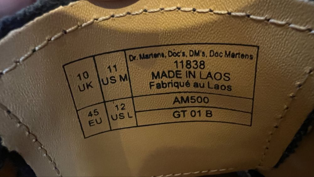 Dr. Martens 45 czarne