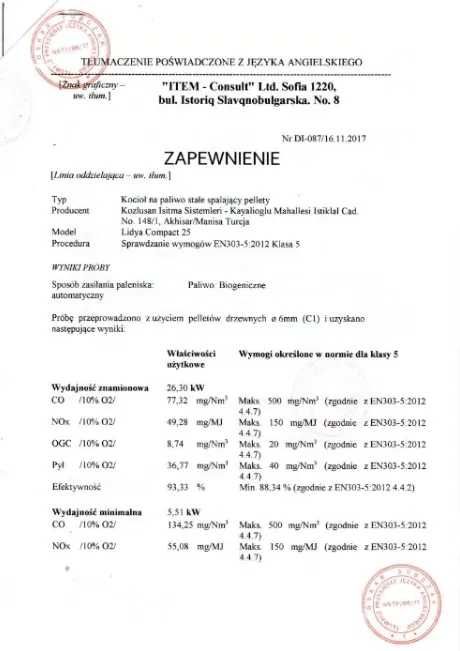 Kocioł Lidia Compact Mini 10kW montaż prefinansowanie 100% Raty
