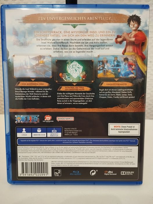 Gra One Piece Odyssey PS4/PS5 PlayStation