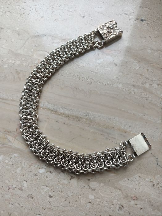 Elegancka bransoleta srebro vintage