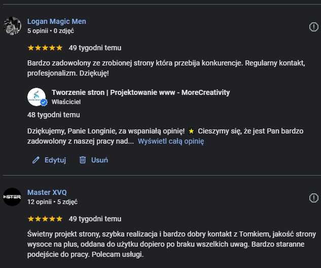 Strona internetowa | WordPress | Projektowanie stron | Tworzenie stron