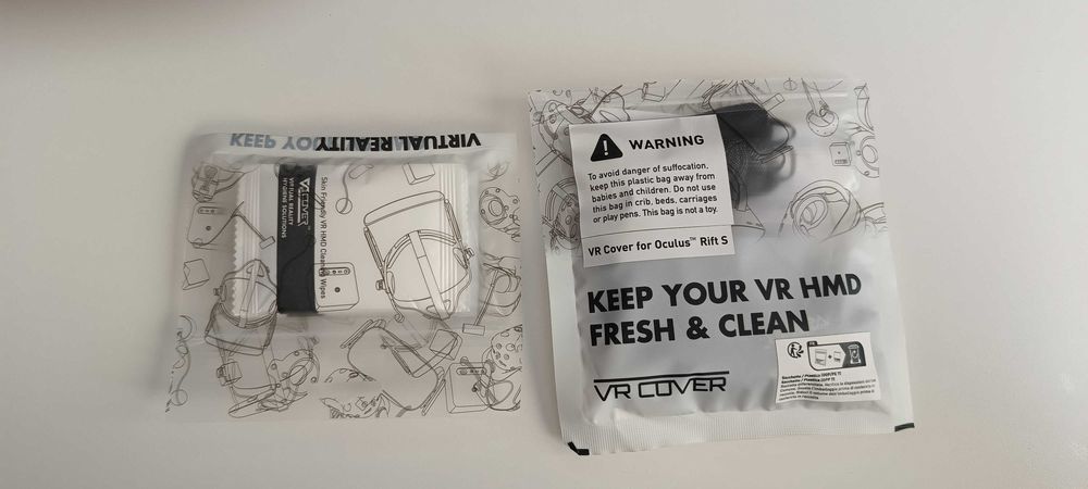 Pokrowiec / Miękka osłona VR Cover do gogli Oculus Rift S - 2 sztuki