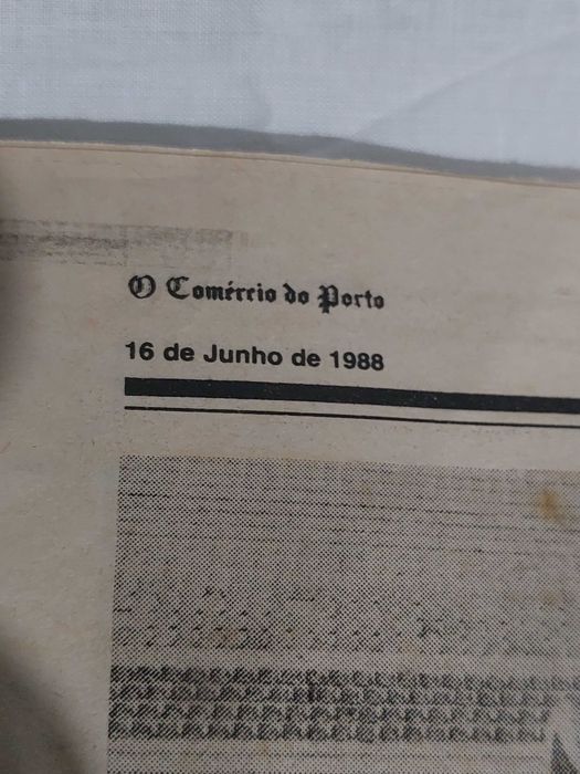 Jornal antigo 1988 porto campeão