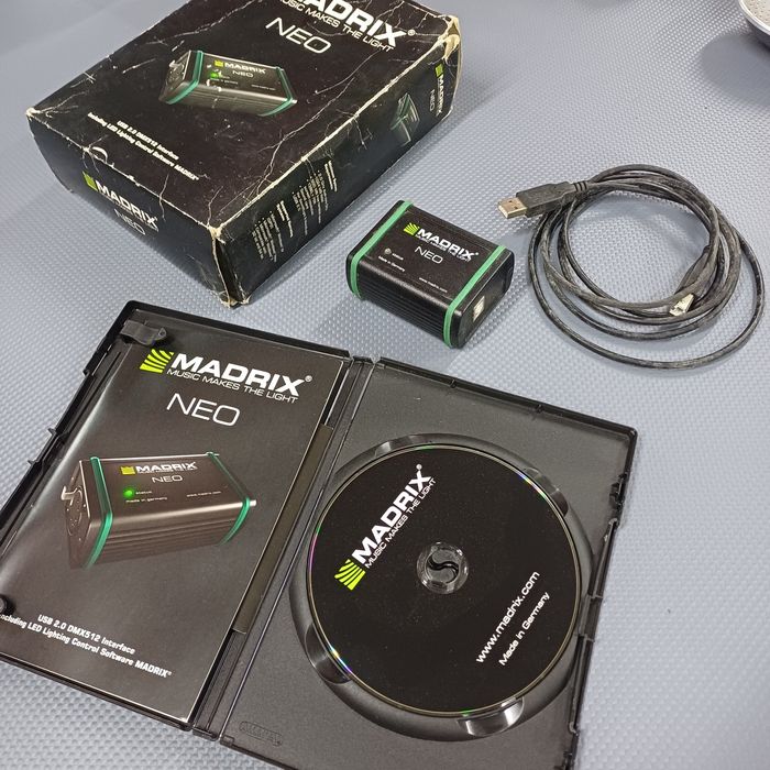 MADRIX  NEO USB 512 kanałów,  sterownik  oświetlenie led