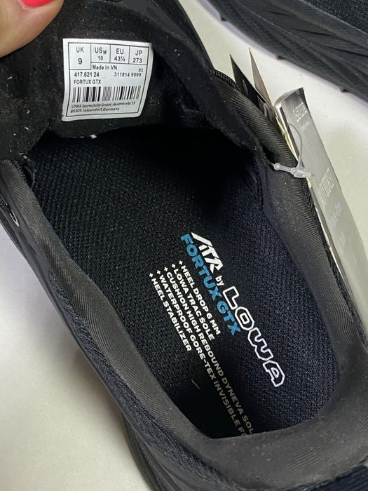42р, 42.5р, 43.5р, ,45р. Кросівки LOWA Fortux GTX Lo Black ОРИГІНАЛ