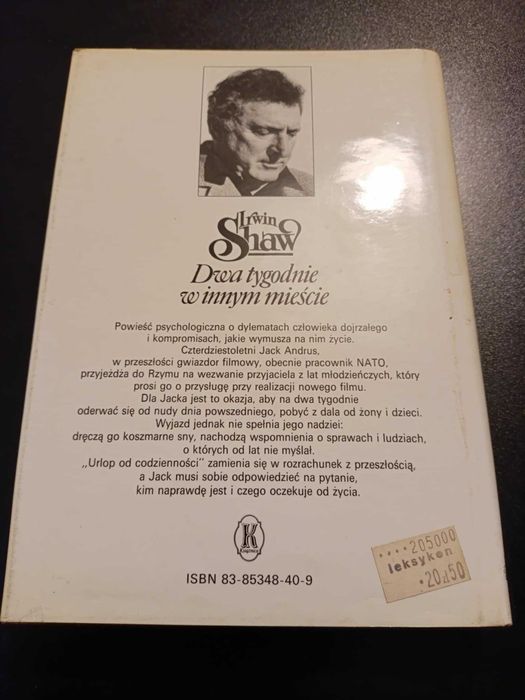 Dwa tygodnie w innym mieście - Irwin Shaw